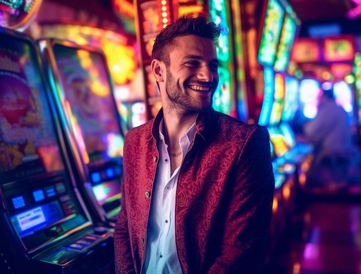 Pemain menikmati permainan casino langsung dengan dealer profesional di valid77